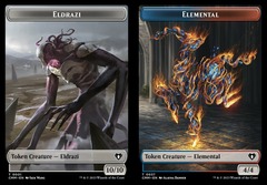 Eldrazi (0001) // Elemental (0037) Double-Sided Token